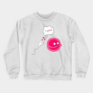 Cute Sperm and Egg Ovum Cute Couple Crewneck Sweatshirt